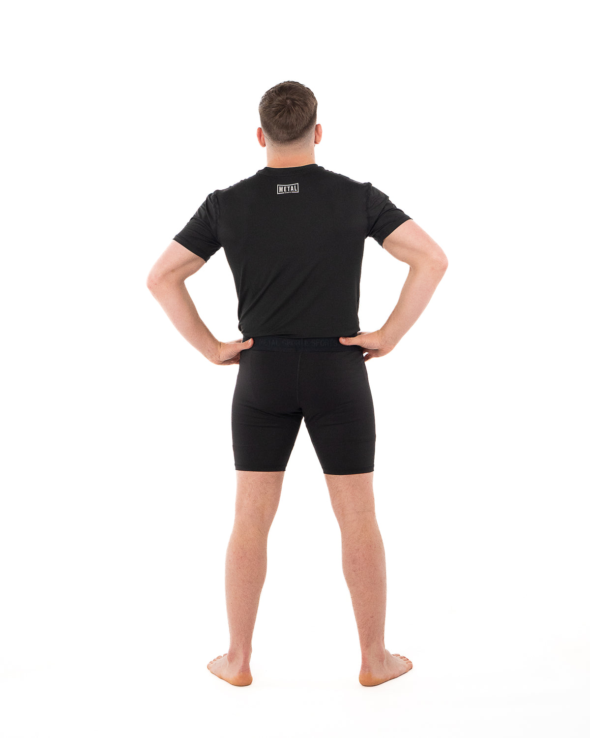 SHORT DE COMPRESSION HOMME NOIR