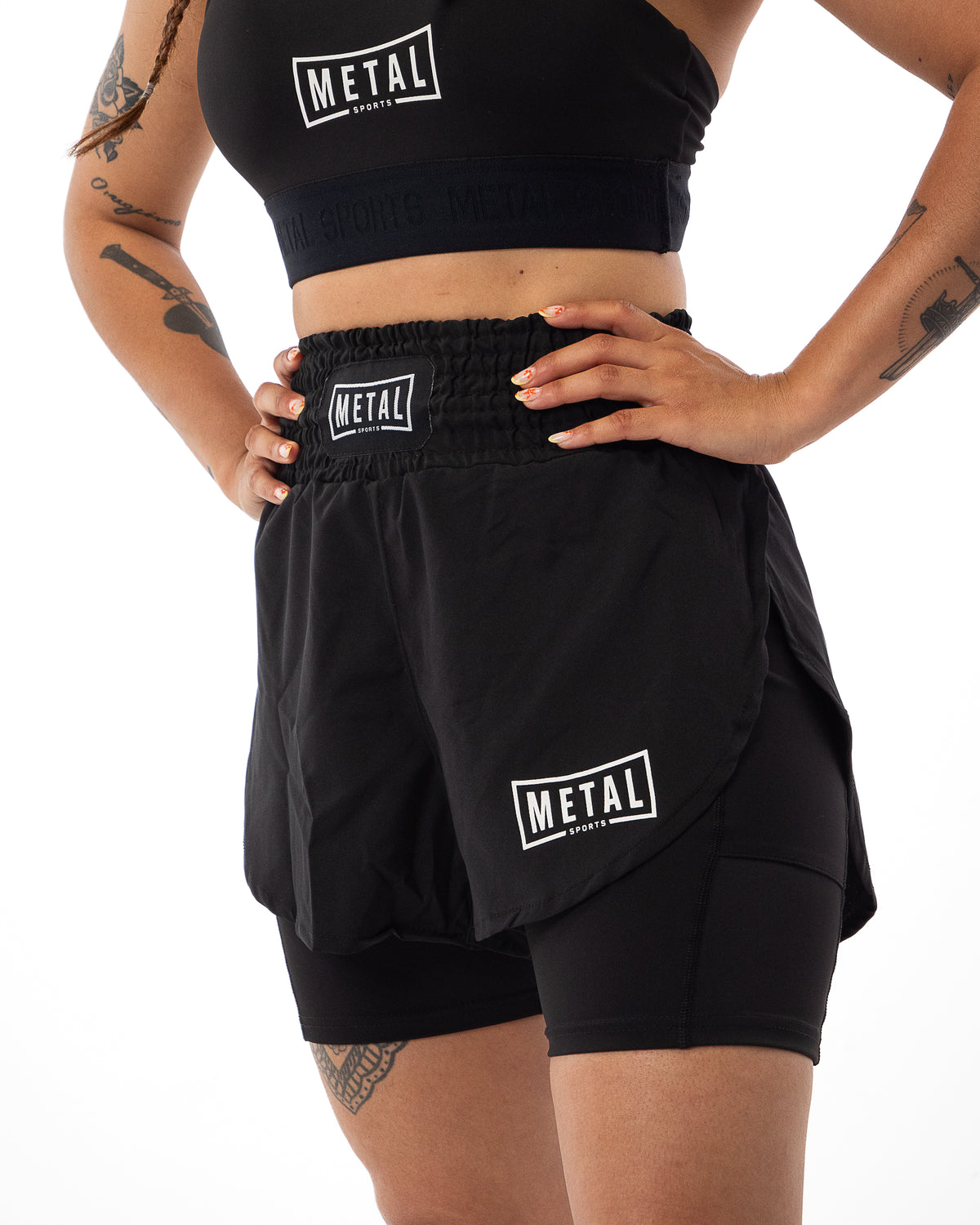 SHORT 2IN1 NOIR