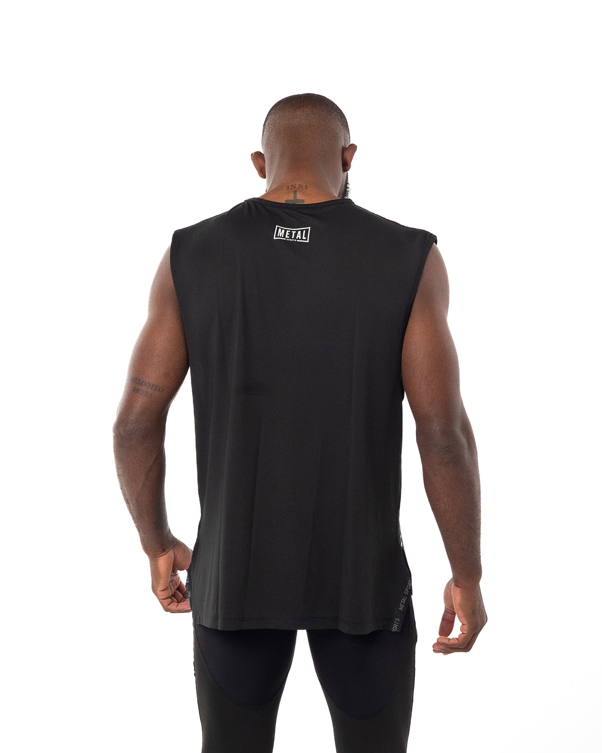 OVERSIZED BLACK TRAINING TANK
