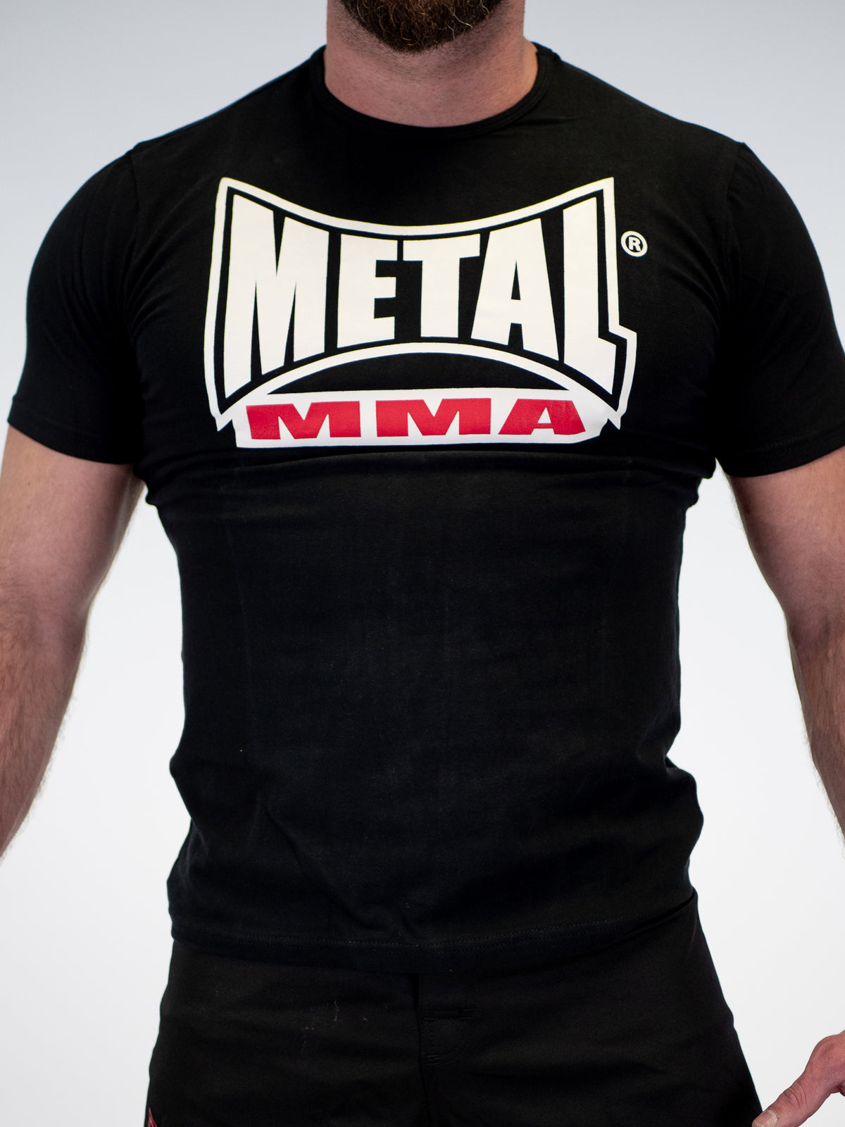 MEN'S BLACK VISUAL MMA T-SHIRT