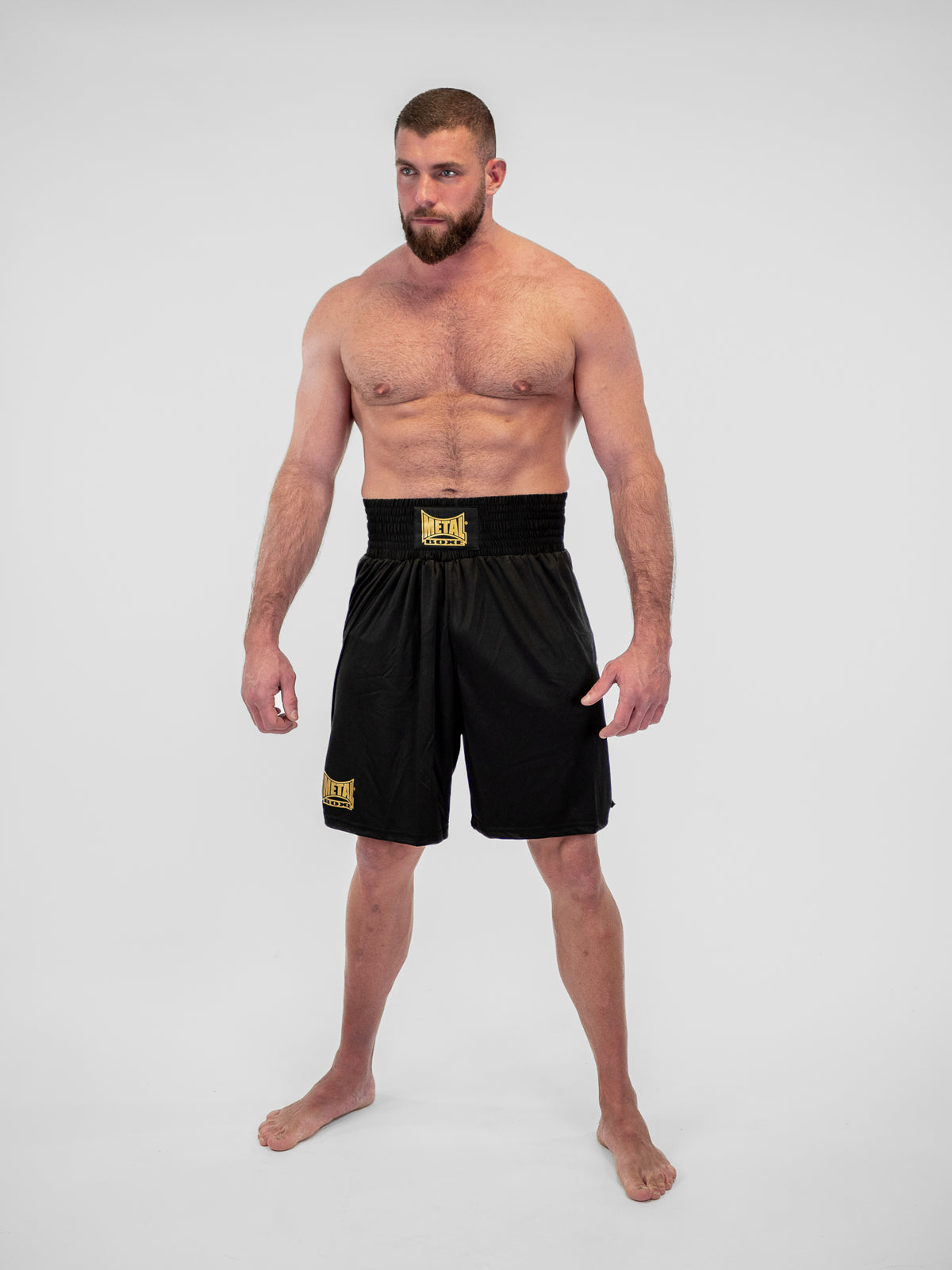 BLACK WATER BOXING SHORTS