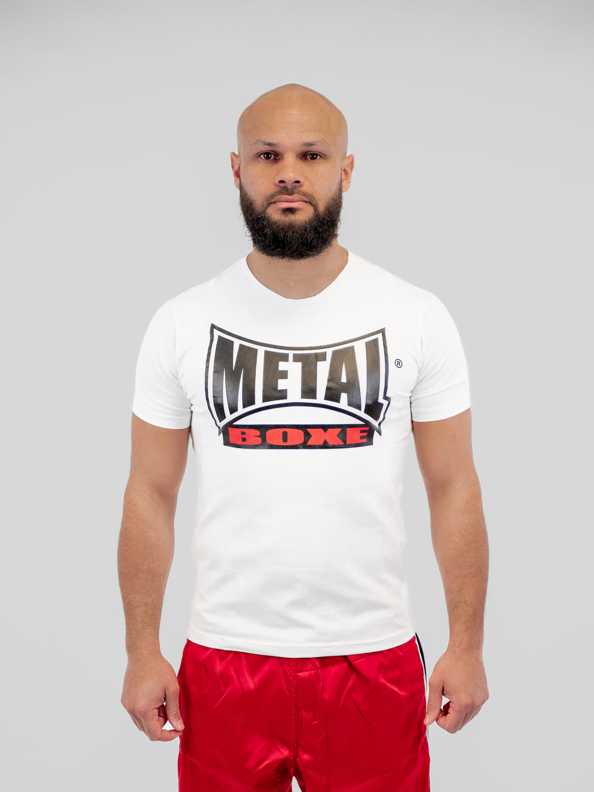 MEN’S WHITE VISUAL T-SHIRT