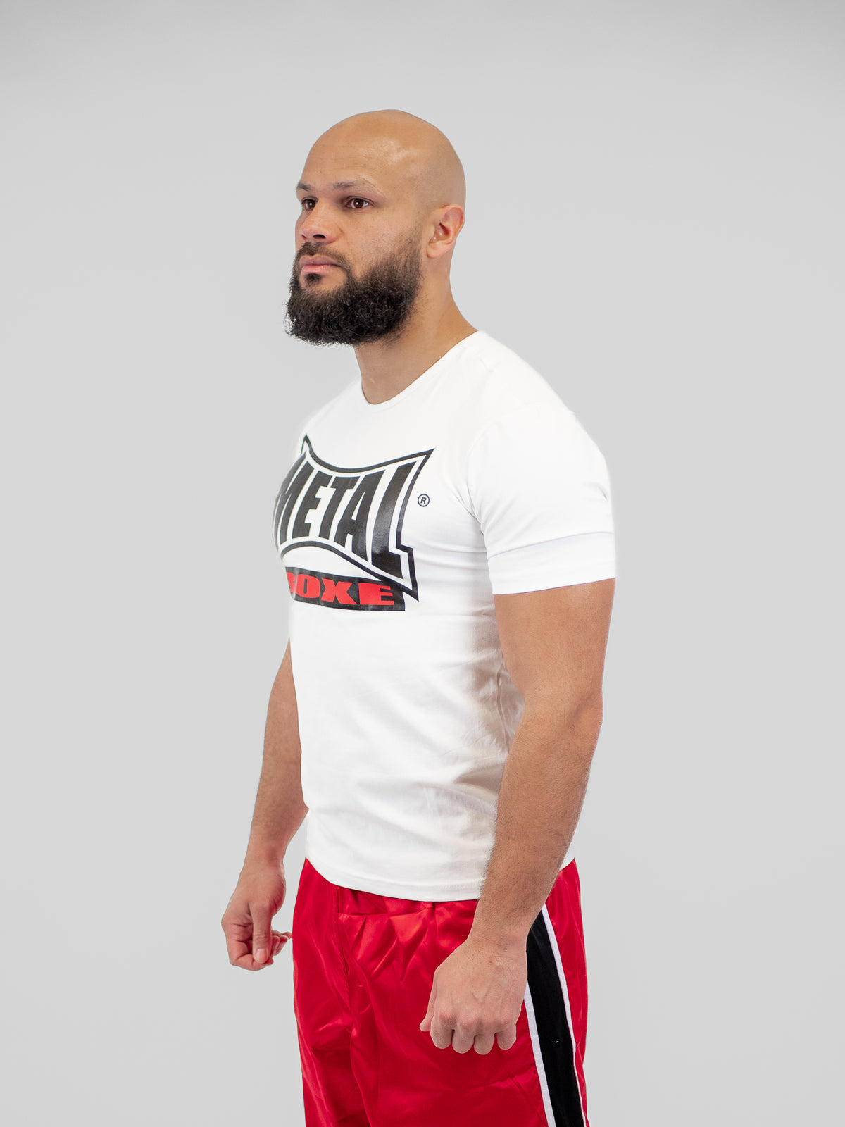 MEN’S WHITE VISUAL T-SHIRT