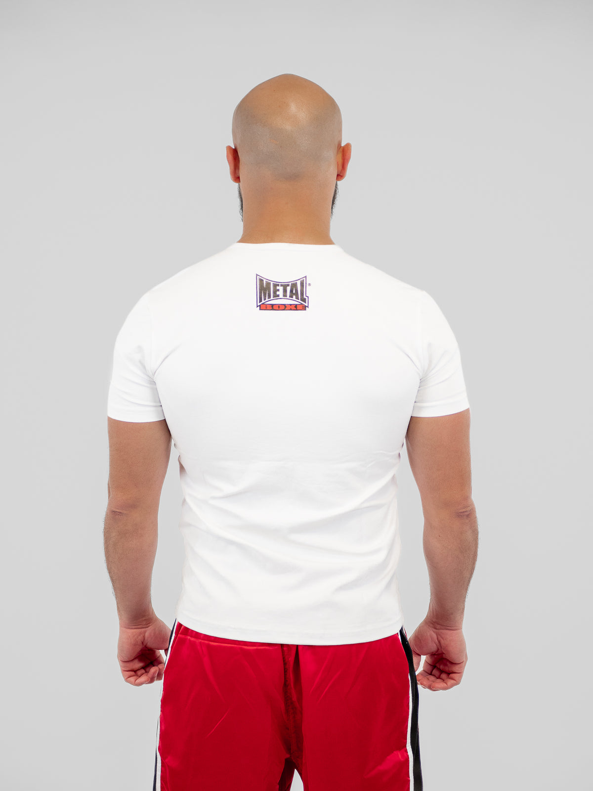 MEN’S WHITE VISUAL T-SHIRT