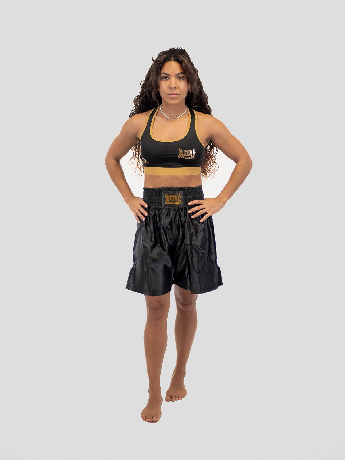 PRO LINE BLACK GOLD BOXING SHORTS