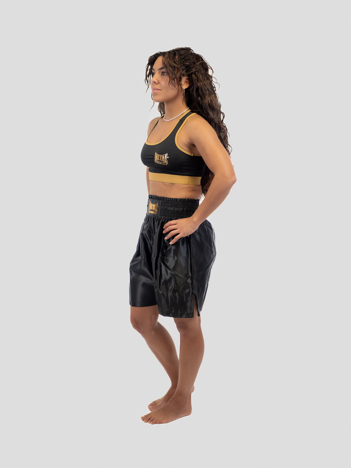 PRO LINE BLACK GOLD BOXING SHORTS