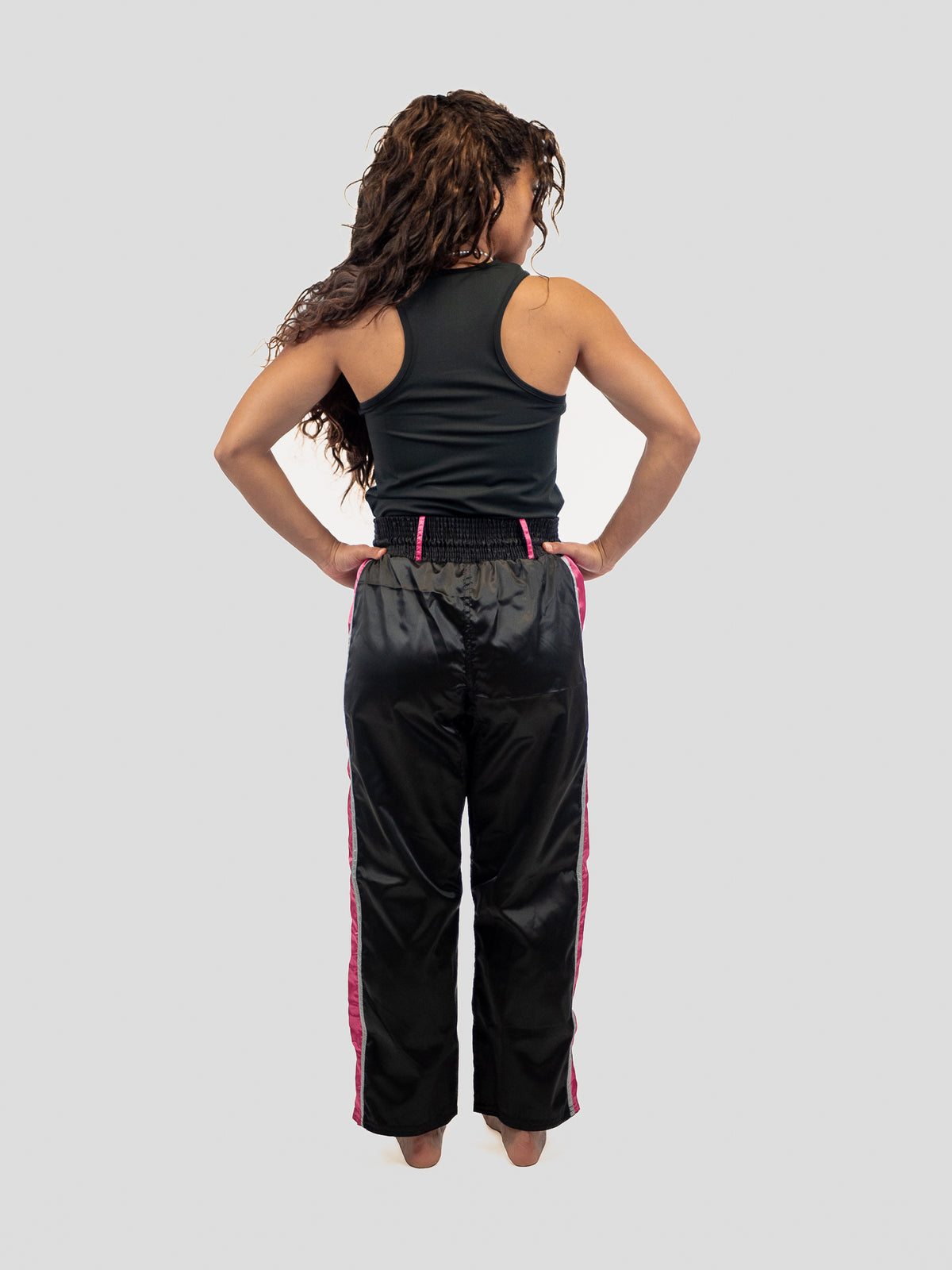 FULL CONTACT BLACK FUCHSIA TROUSERS