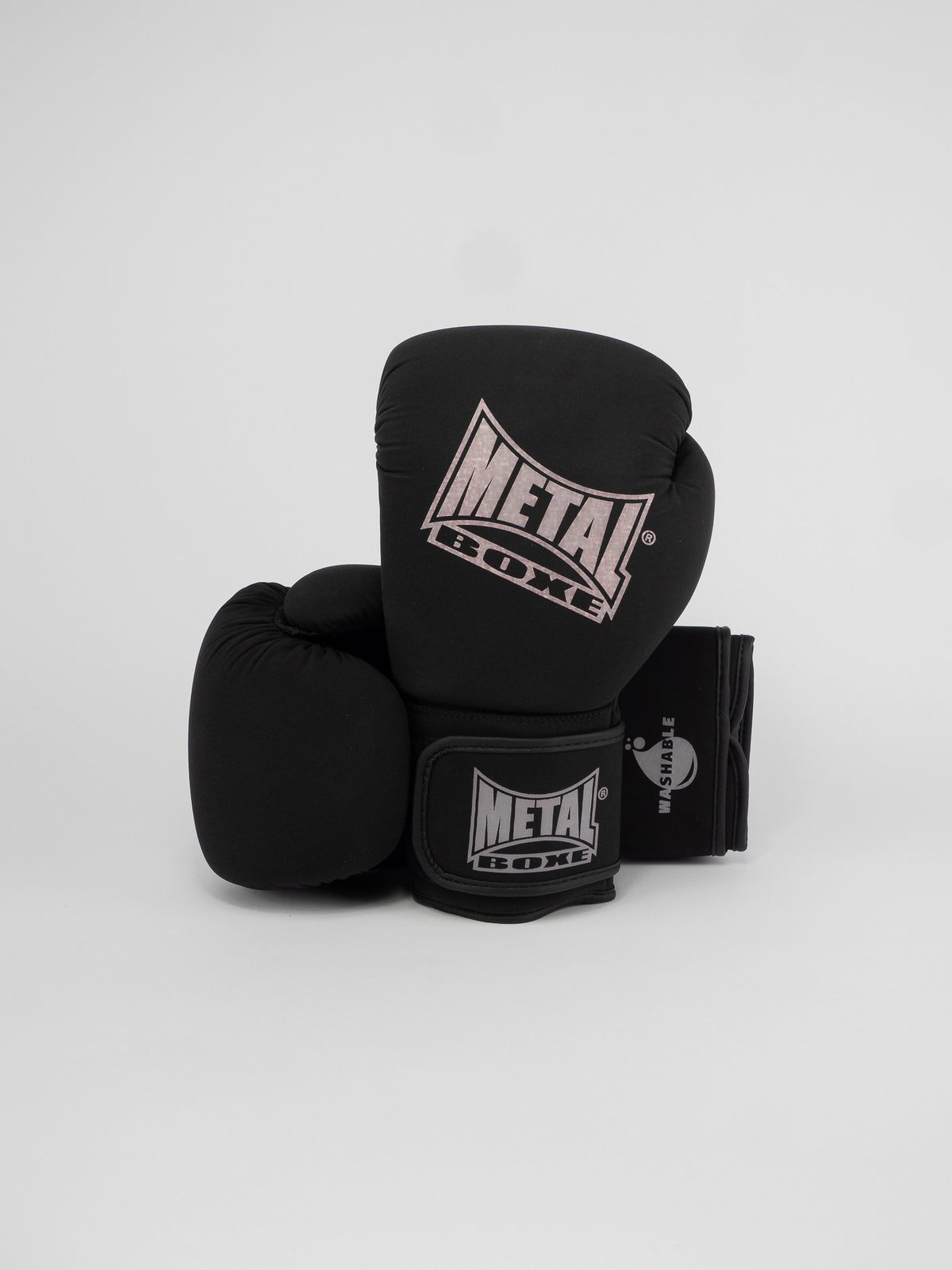 BLACK WASHABLE BOXING GLOVES