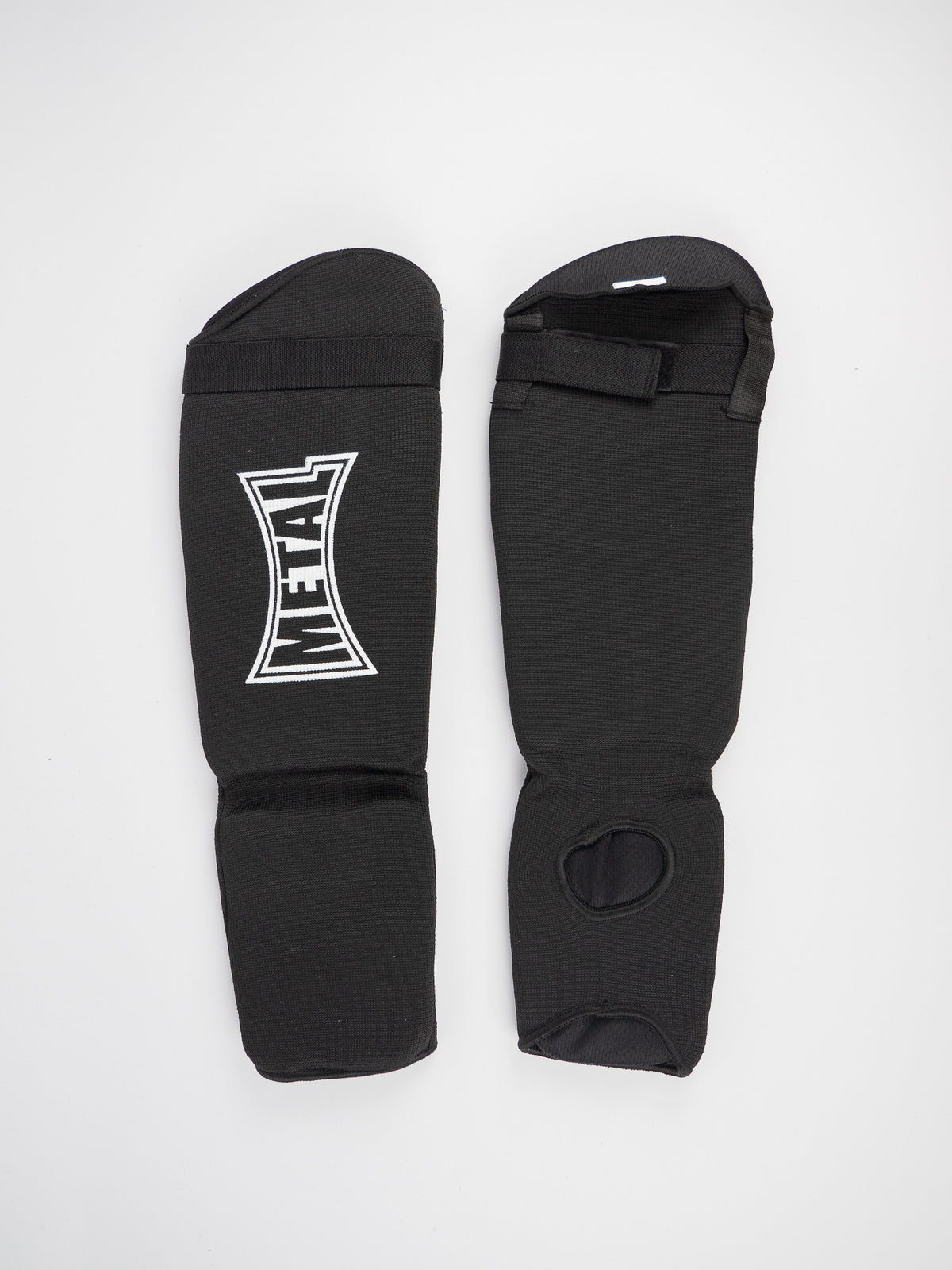 COTTON ELAST SHIN+FOOT PROTECTOR. BLACK