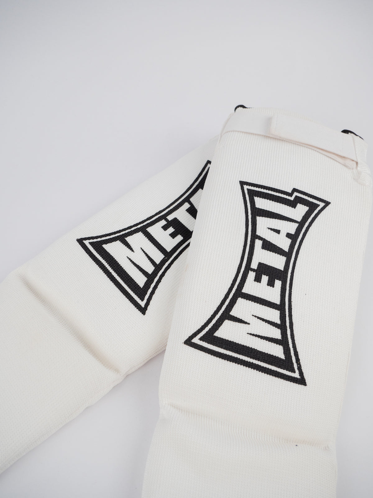 COTTON ELAST SHIN+FOOT PROTECTOR. WHITE