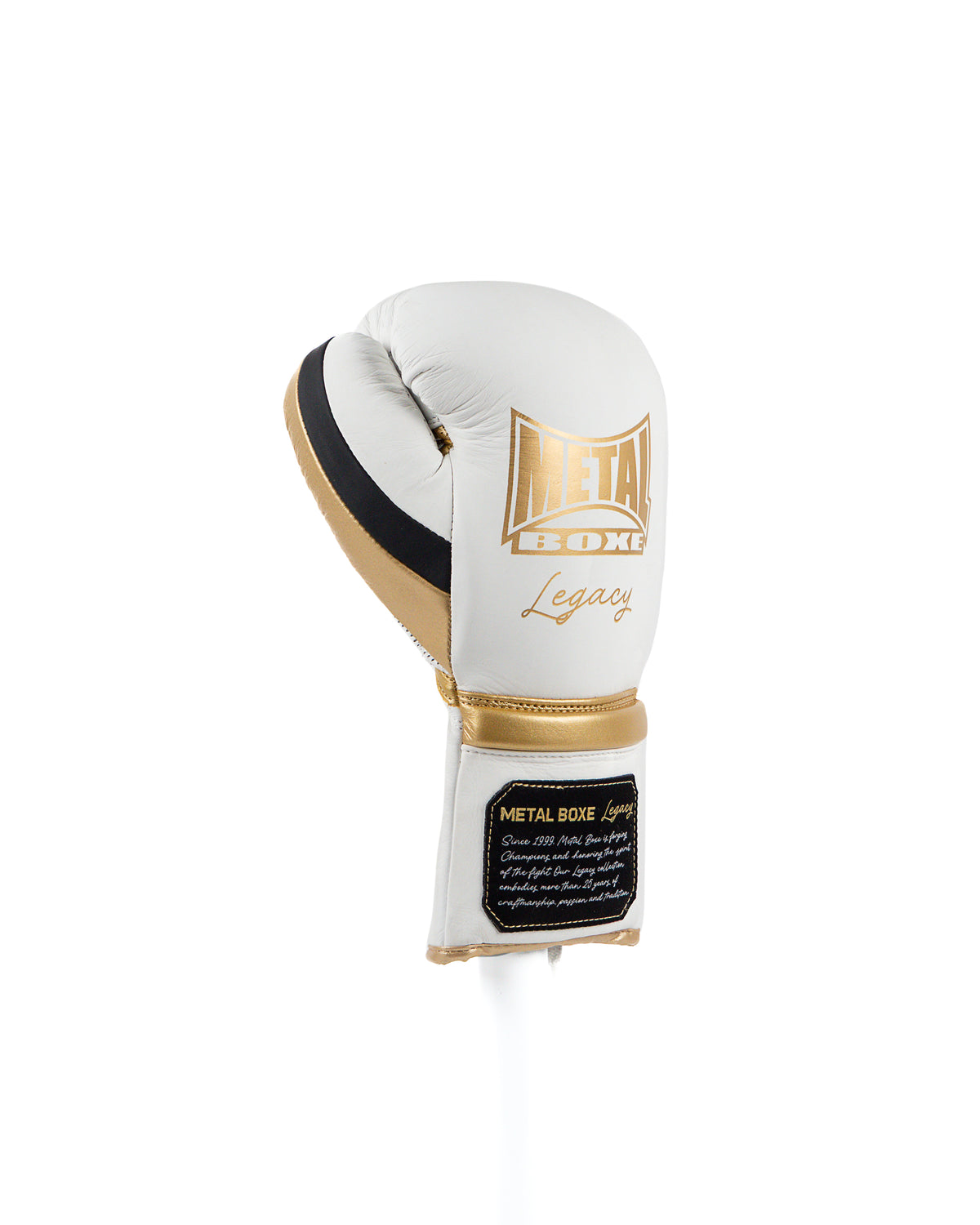 LEGACY HORSE HAIR WHITE BOXING GLOVES