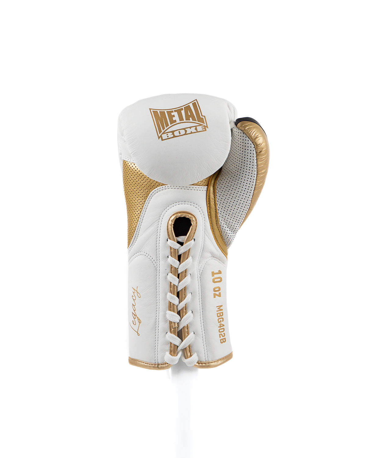 LEGACY HORSE HAIR WHITE BOXING GLOVES