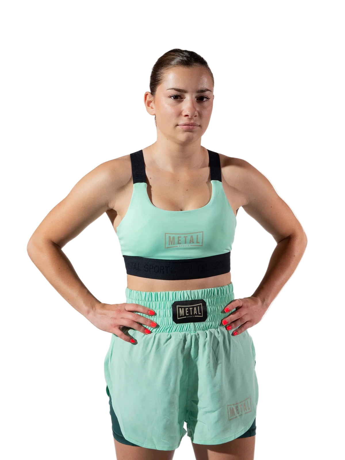 ELASTIC SPORTS BRA WOMEN DEEP WATRS