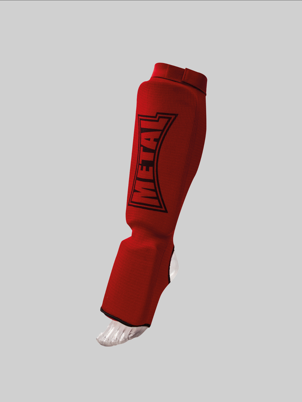 COTTON ELAST SHIN+FOOT PROTECTOR. RED
