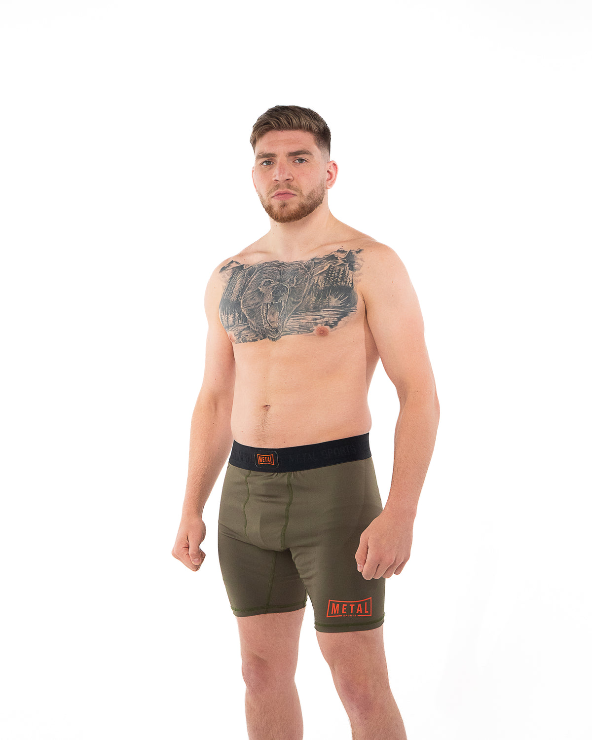 MEN'S COMPRESSION SHORTS OLIVE