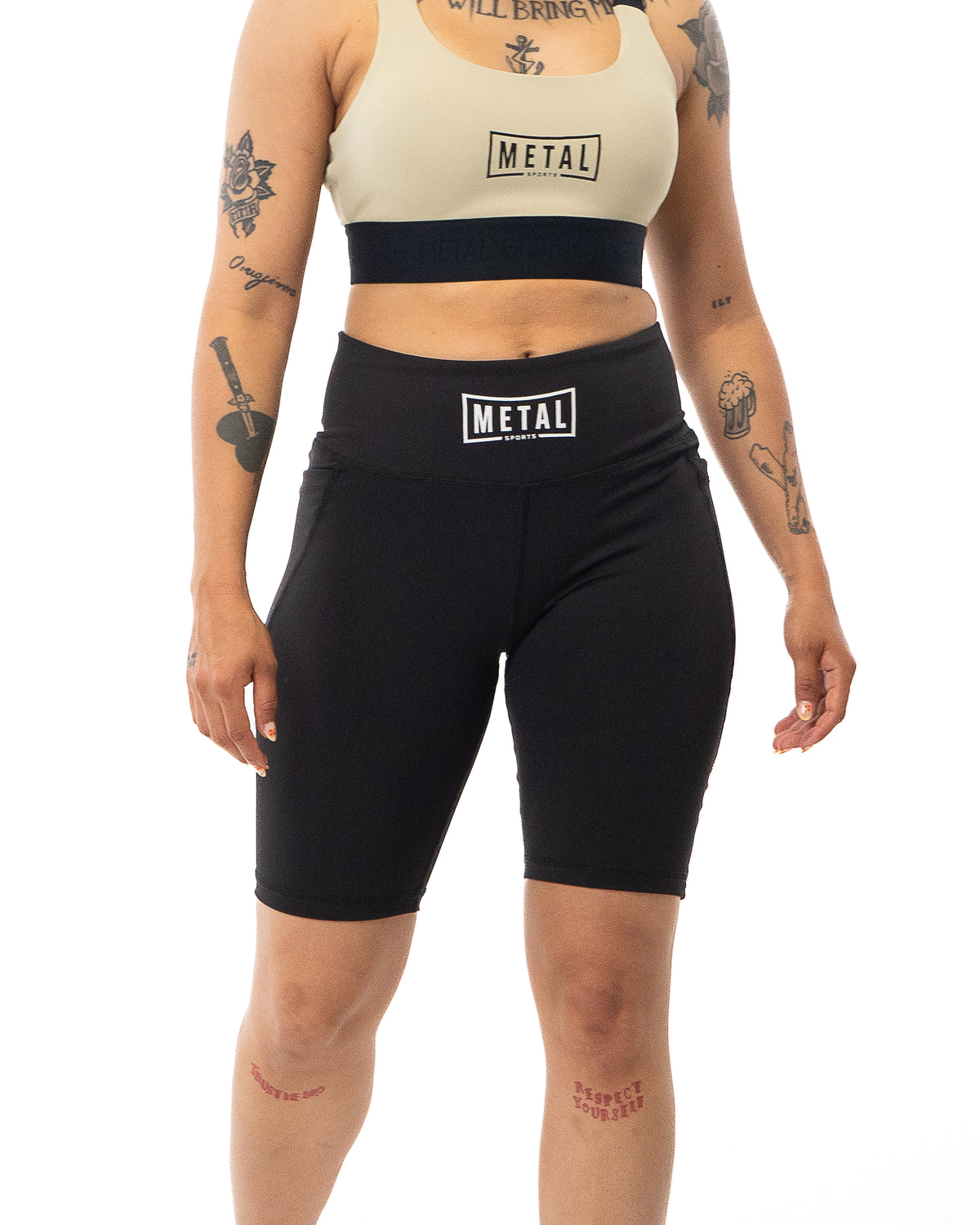 WOMEN'S BLACK COMPRESSION SHORTS