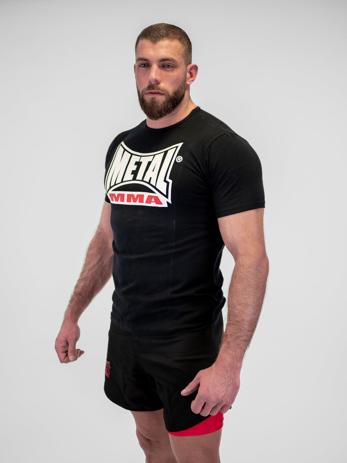 MEN'S BLACK VISUAL MMA T-SHIRT