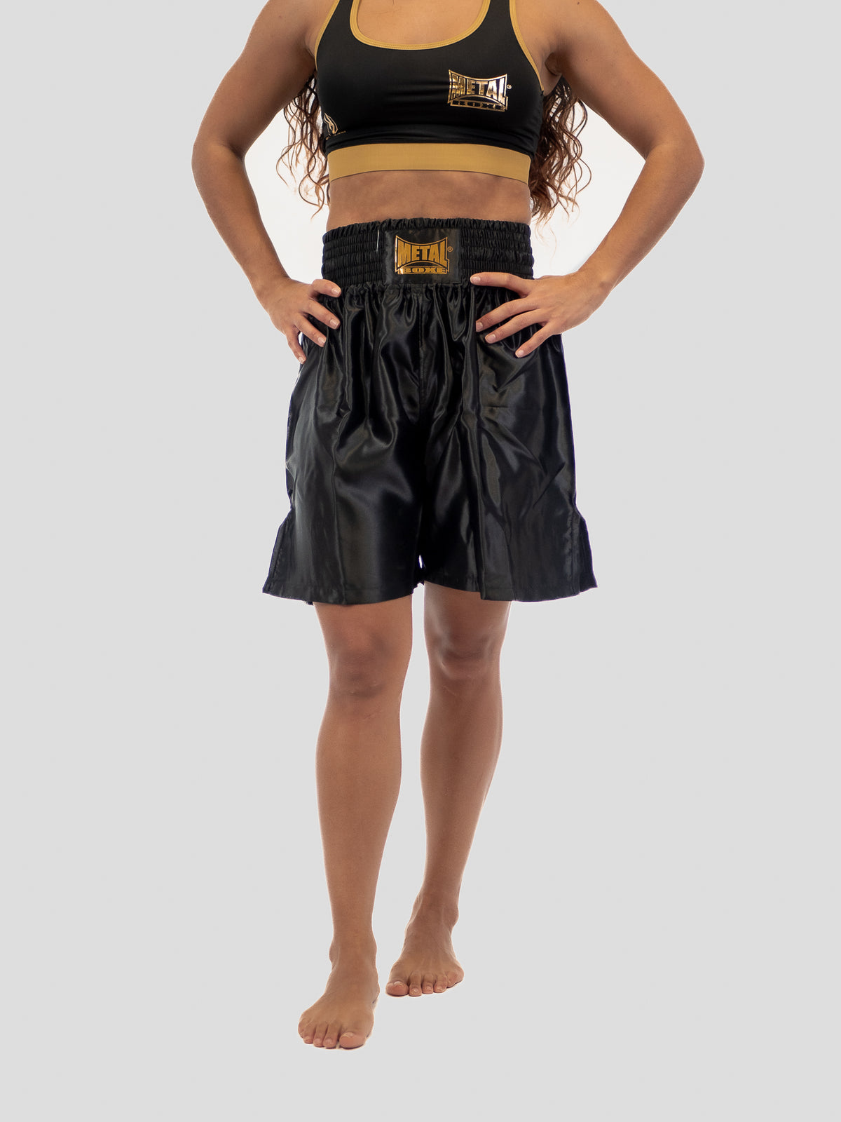 PRO LINE BLACK GOLD BOXING SHORTS