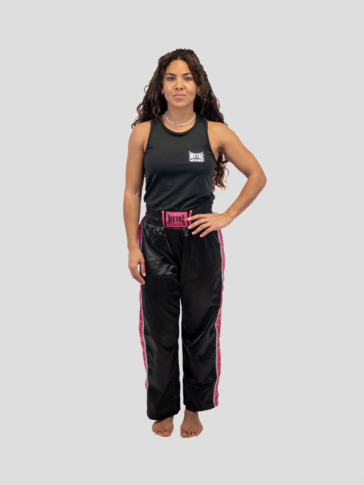 FULL CONTACT BLACK FUCHSIA TROUSERS