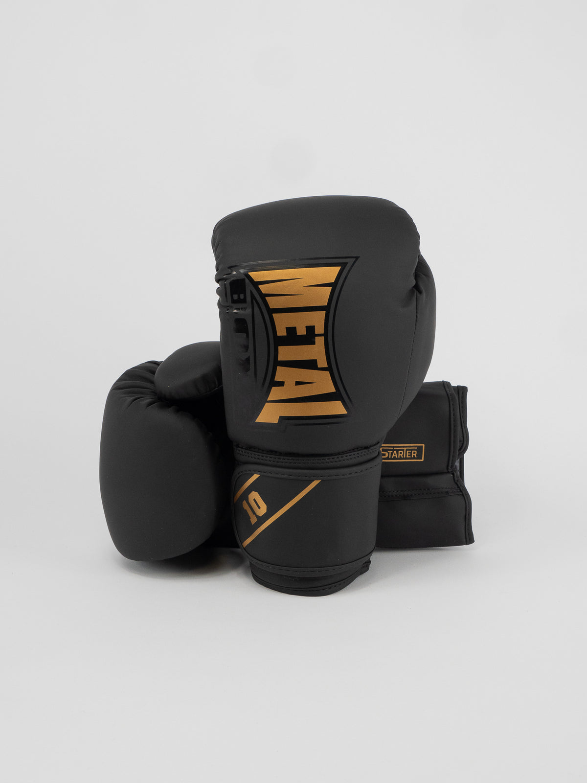 STARTER BLACK GOLD BOXING GLOVES
