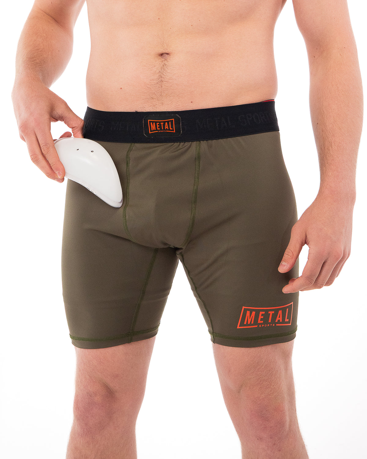 MEN'S COMPRESSION SHORTS OLIVE
