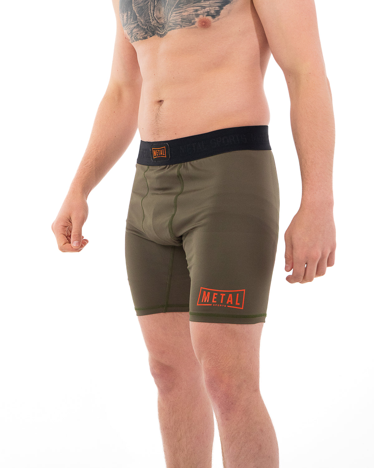 MEN'S COMPRESSION SHORTS OLIVE