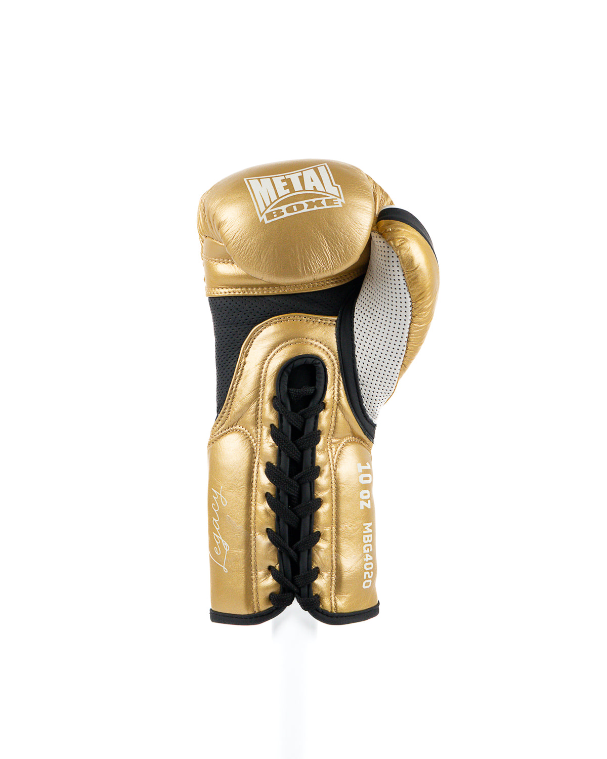 LEGACY BOXING GLOVES WITH HORSE HAIR FILLING, GOLD