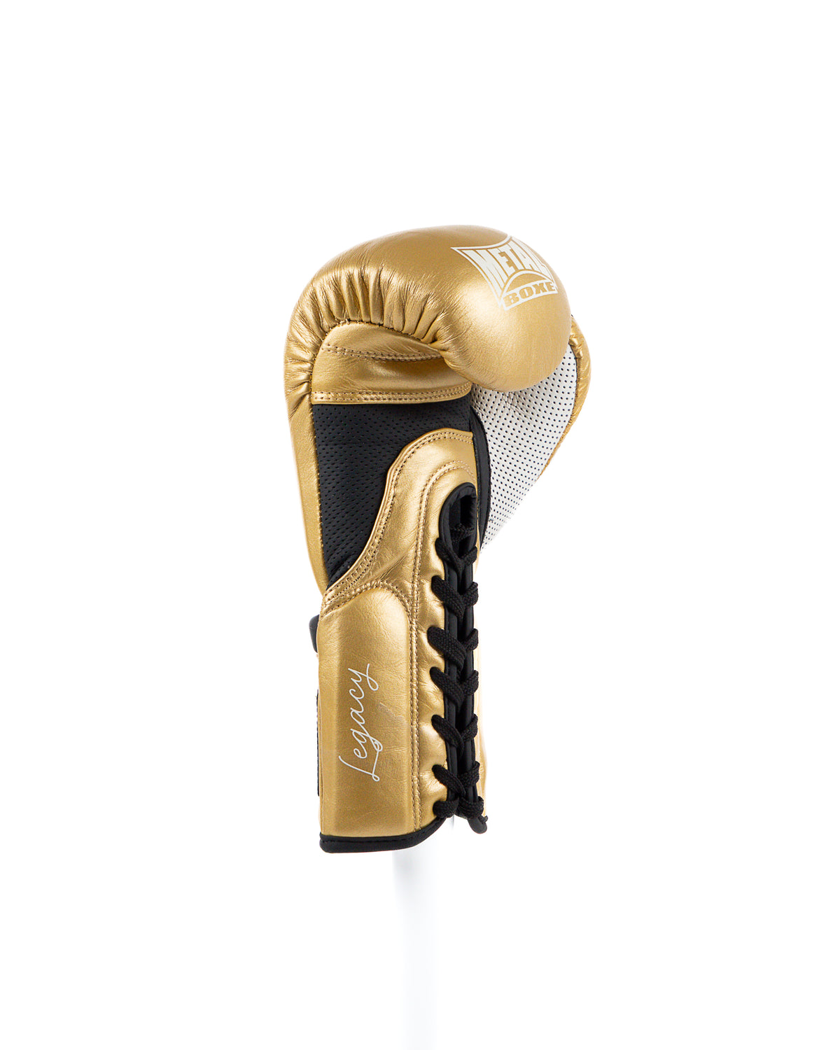 LEGACY BOXING GLOVES WITH HORSE HAIR FILLING, GOLD