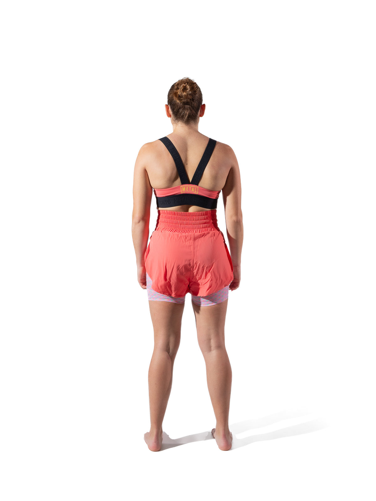 ELASTIC SPORTS BRA POST CUTTING TREATS