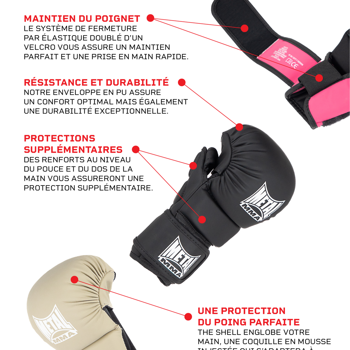 GANTS MMA SPARRING "THE SHELL" MIRROR