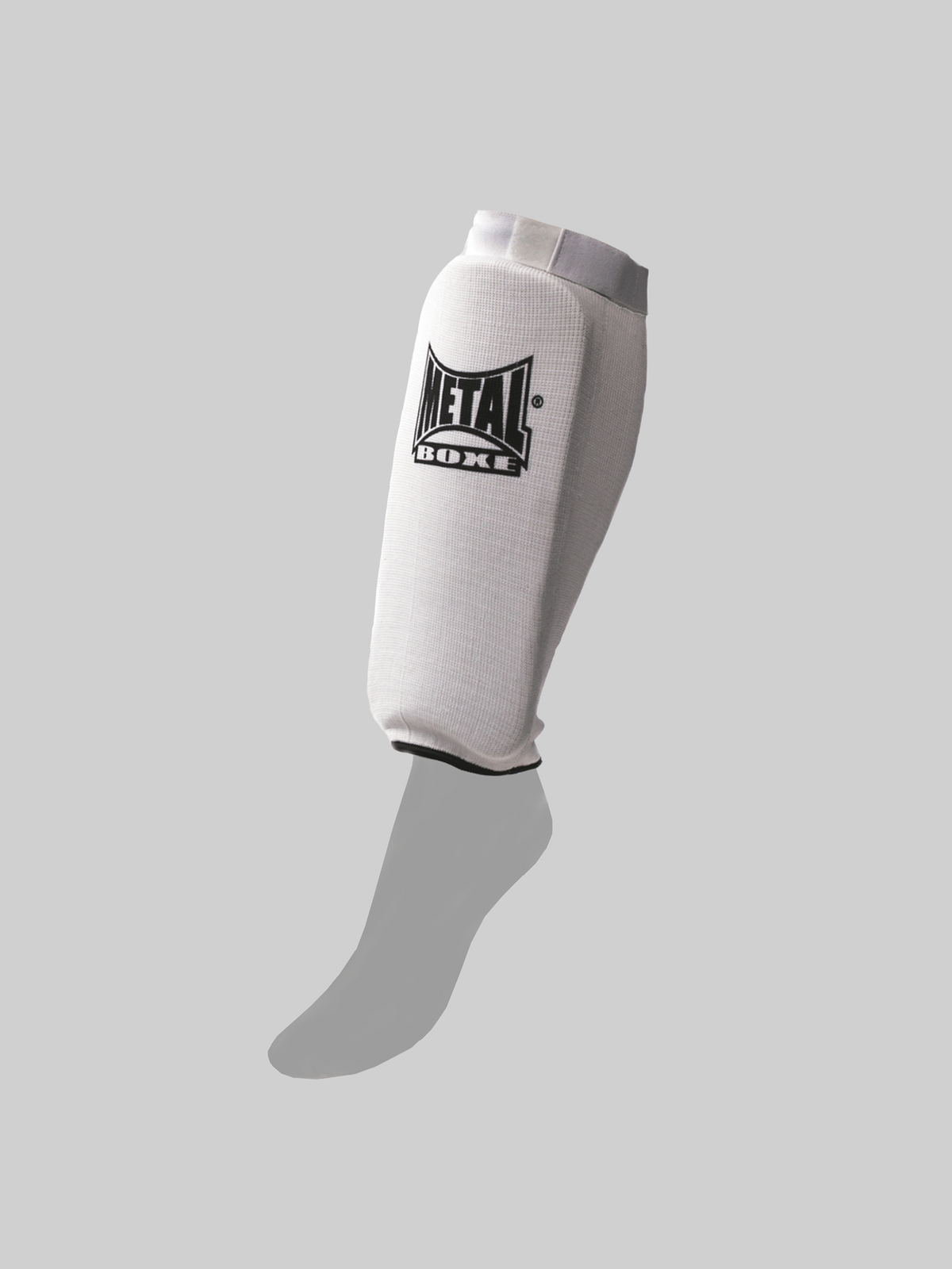 WHITE COTTON ELAST SHIN PROTECTOR